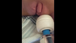 After Edging For 2 Hours With A Hitachi I Had A Swollen Pulsating Clit