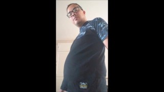 Juego de vientre matutino con el estómago vacío a 83,5 kg