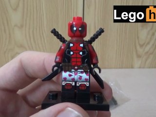 point of view, minifigure, deadpool, solo male