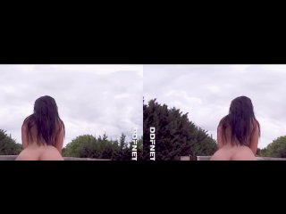black hair porn, ddf network vr, ddf porn, 360°