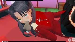 [CM3D2] - Fate/Stay Night Hentai, Rin Tohsaka tesão quer que você seja pau