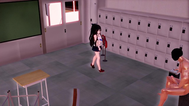 MMD 3d HENTAI 魁!! 罪袋学園!!　（主演：山風）