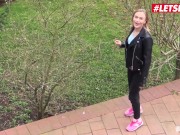 Preview 1 of LETSDOEIT - Czech Teen Aislin Rubs Her Tight Cunt To Climax