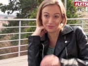 Preview 2 of LETSDOEIT - Czech Teen Aislin Rubs Her Tight Cunt To Climax