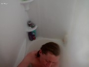Birdie Gives Head in the Shower and Gets a Facial