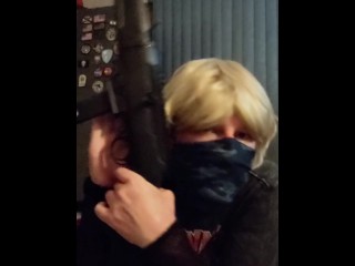 Femboy Shows off his Carbine but wants to get Fucked