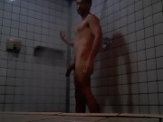 Preview 5 of Monster Flaccid Gym Shower