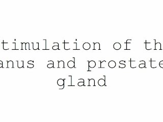 stimulation, verified amateurs, prostate gland, technique