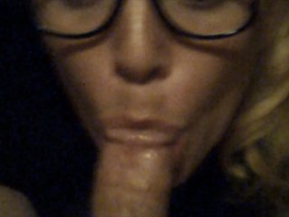 Naughty school teacher Chelsi Marie sucks dick and swallows his cum