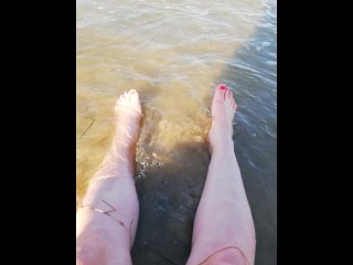 My Sexy Feet on the Beach