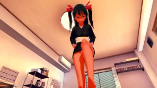 Drobna Dziewczyna Z Anime Dominuje Nad Tobą, Nemezis POV W Miłości-Ru 3D