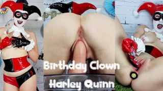 Quinn Birthday Clown TEASER Creampie Panty Stuffing Clown