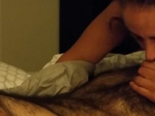 sucking dick, amateur, mature, small tits