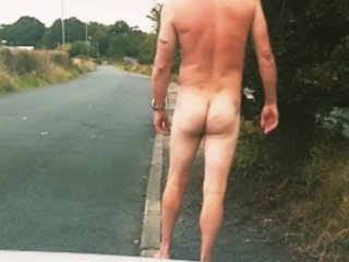 Naked in the road 