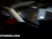 Preview 1 of Reality Kings - Dirty Phat Ass Miami Cop Cuffs herself a big cock