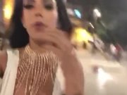 Preview 4 of Katrina Moreno Shows huge tits in public
