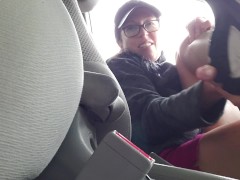 Pissing into The Stream. SOAKING WET FEET