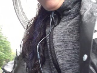 Pissing into The Stream.SOAKING WET FEET