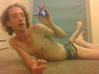 Flirty But Silly Transgirl Hottie in Cut-Up Booty Shorts