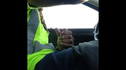 Dick play driving home after work