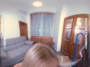 Preview 4 of Sultry POV cock sucking shows VR blondie Kitana Lure go deep throat on you