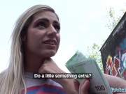 Preview 6 of Public Agent Hot Brazilian twerker Mia Linz fucked outdoors