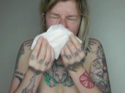 Preview 5 of Super Snotty Nose Blowing Compilation