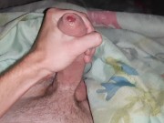 Preview 2 of Russian guy fingering in bed after work and cums a lot