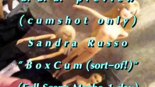 B.B.B.preview: Sandra Russo "BoxCum (sort-of!)"(cum only) WMV with SloMo