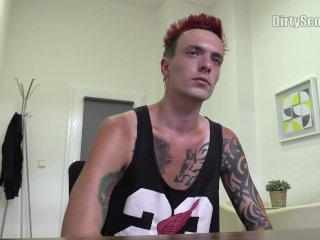 BIGSTR - Punk amateur dude rides hard cock for money