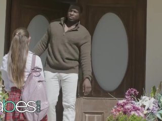 BABES - Innocent schoolgirl Kaci Lynnget filled up by BBC screenshot number 0