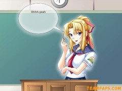 Two Hentai Schoolgirls Fucked By Strict Teacher