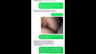Cheating WIFE SEXTING Anal Throat Fuck
