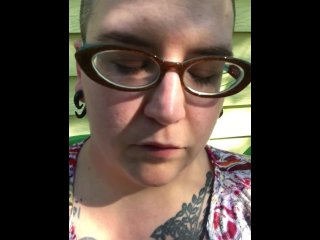 fetish, bbw, shaved head, sneaky