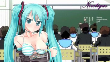 Hasune Miku   dans la salle de classe [FR]