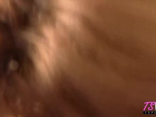 latina beauty Liz enjoys a big dick