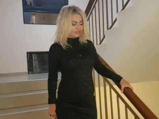Public Fuck Hot Blonde with a Stranger in Holidays
