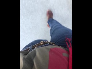 feet, solo female, toes, ebony, heels, black girl, hottie, hot legs, foot worship, milf, exclusive, verified amateurs, small tits, public, tight jeans, outside, babe