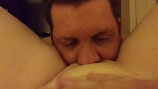Husband devours my pussy before fucking me crazy -part 1
