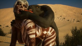 Lesbian Game Wildlife Is Kissed And Fucked By A Girl