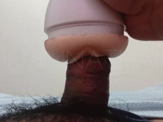 Masturbating Using Unbranded FleshLight 