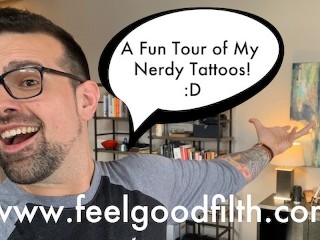 A Tour of my Nerdy Tattoos! 2 Full Sleeves! [space, Math, Science] [SFW]