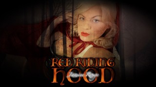 Cosplay: Red Riding Hood zuigt en wrijft lul!