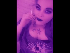 Smoking and looking sexy