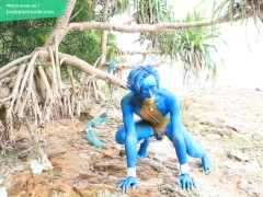 Bodypaint : I tranformed myself into an adorable pokemon