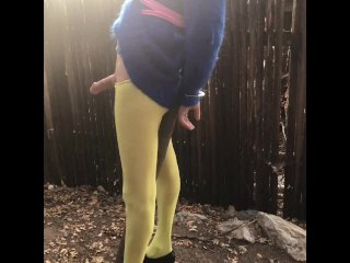 sweater, mohair, masturbation, outdoor