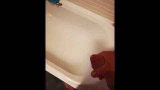 HUGE CUMSHOT IN THE SHOWER