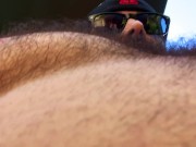 Preview 5 of Verbal Daddy's Hairy Musky Pits and Big Pumped Muscle Tits