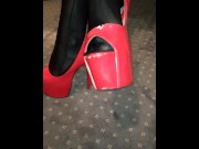 Preview 2 of Mistress lil Barbi dirty talk in latex and high heels super hot Bimbo