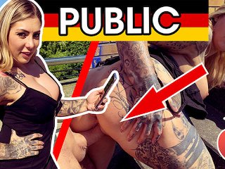 deutsch, german, tattooed women, public sex
